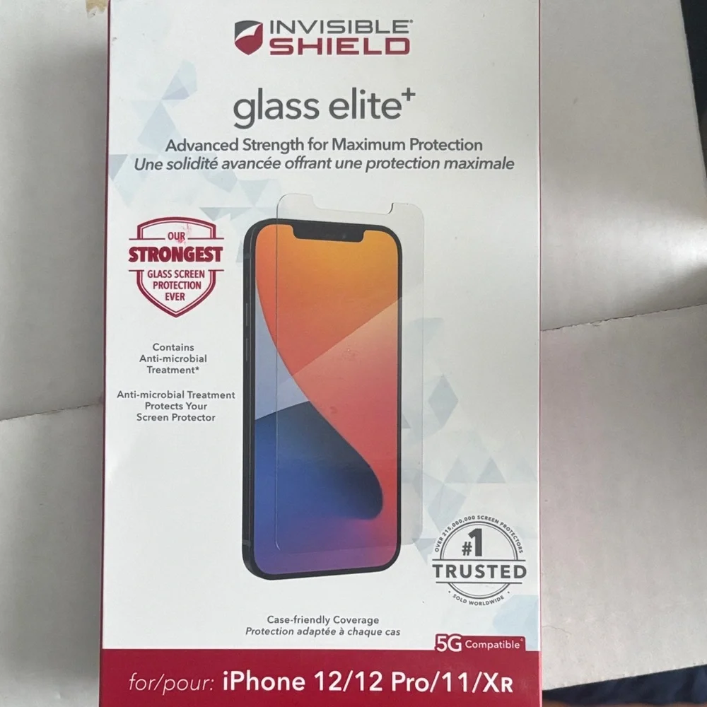 Glass Elite+ Screen Protector for iPhone 12/12 Pro/11/XR - Clear